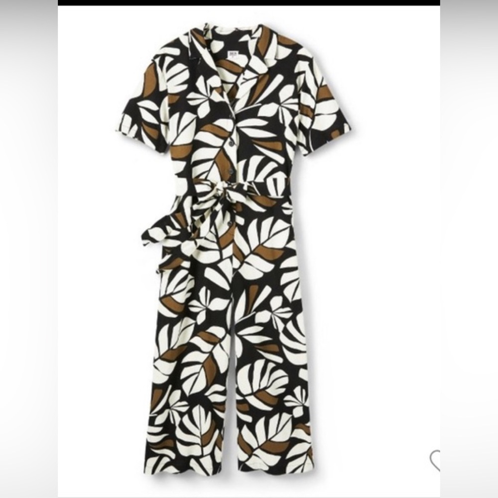 Popular Tabitha Brown for Target collab Tie front jumpsuit Size 1X